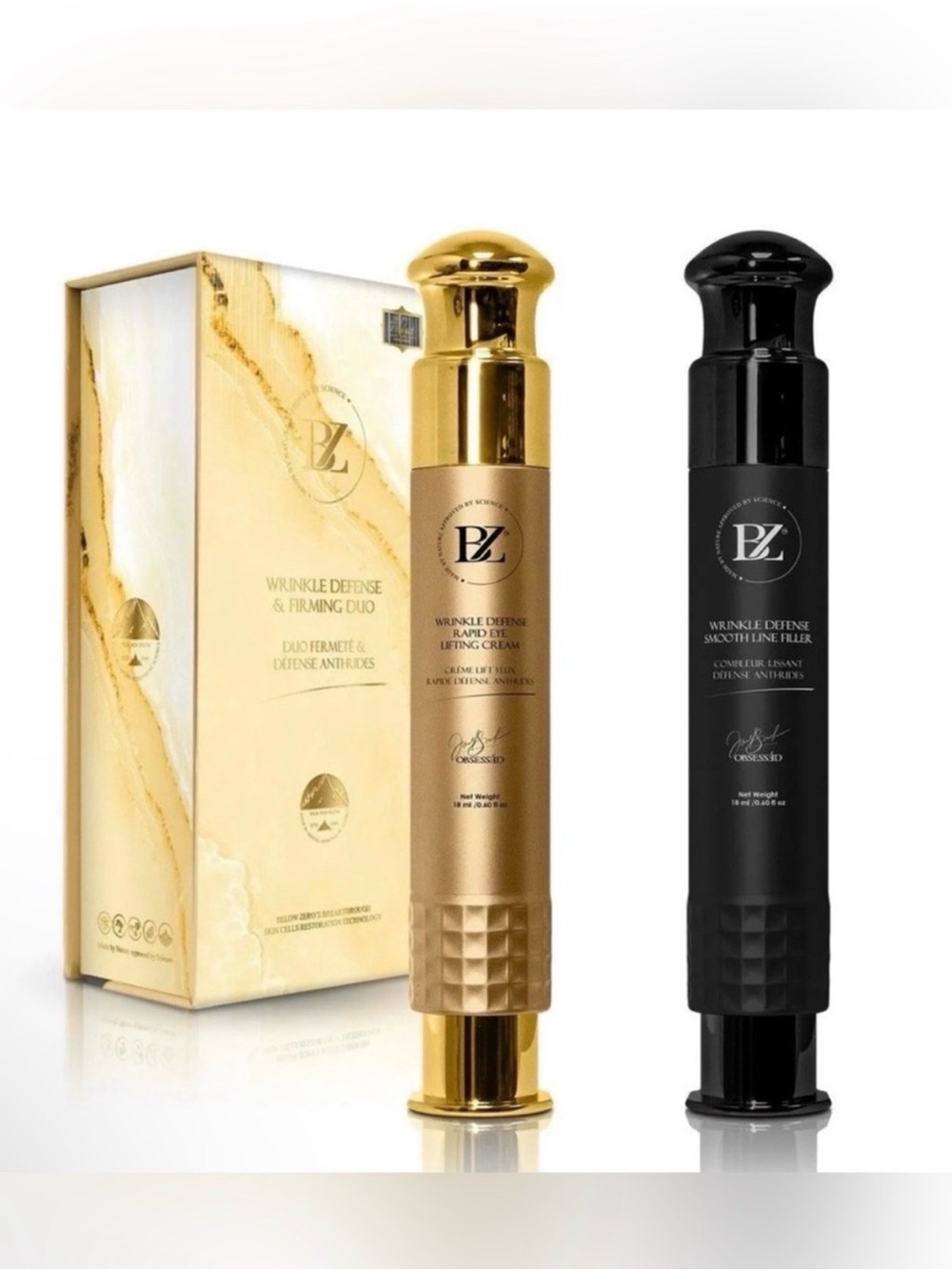 Below Zero Syringe Kit Wrinkle Defense & Firming Duo ~ Retail $1599